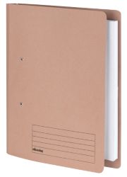Niceday Spring File Mediumweight Foolscap Buff