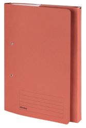 Niceday Spring Pocket File Mediumweight Foolscap Red