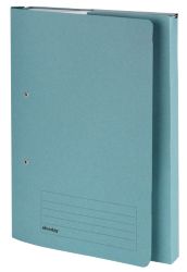 Niceday Spring Pocket File Mediumweight Foolscap Blue