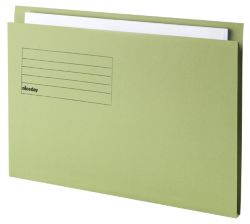 Niceday Square Cut Folder Mediumweight Foolscap Green
