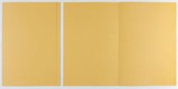 Niceday Square Cut Folder Mediumweight Foolscap Yellow