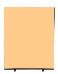 Freestanding Easy To Arrange Screens Nyloop Fabric Beige 1200 x 1500 mm