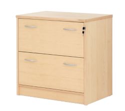 Real Maple Wood Veneer Lateral Filer Maple 74W x 48D x 73H cm