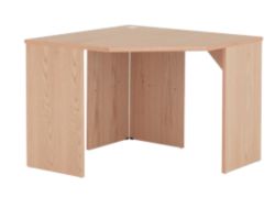 Online Real Wood Veneer Corner Table - Oak W97/60 x D97/60 x H73(Connects to NT225 or NT248)