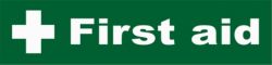 FIRST AID W190 x H45mm Rigid Sign