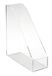 OSCO Magazine Rack Clear Acrylic 