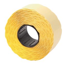 Avery Permanent Pricing Gun Labels 1 Line Yellow 1500 Labels Per Roll 12 x 26 mm 10 Rolls Per Box