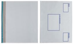 Post Safe Extra Strong Polythene Envelopes 300 Guage White Opaque 415 x 320 mm 100 Per Box