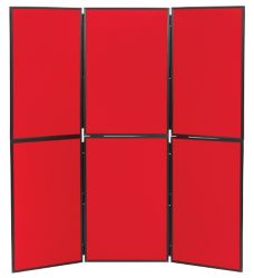Double Deck Display Unit Red