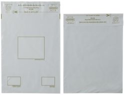 Post Safe Bio Degradable Polythene Bags 240 x 320mm Pack 100