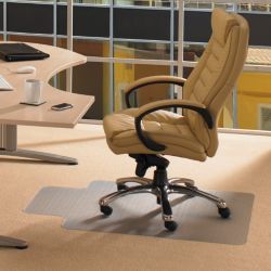 Floortex AdvantageMat PVC Chair Mat for Carpets 900mm x 1200mm Lip Cut