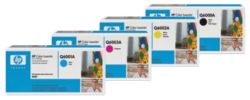 HP Laserjet Black Cyan Magenta Yellow Toner Package Q600BUNDLE