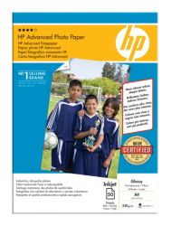 HP A4 Advanced Gloss Photo Paper 250gsm 50 sheets per pack