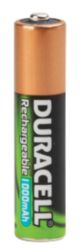 Duracell Accu Supreme Rechargeable AAA Batteries 1000 mAh Pack of 4 