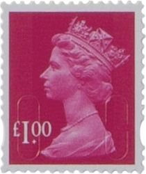 Royal Mail Postage pound1 Stamps 50 Per Pack