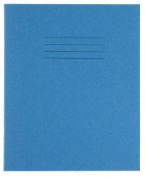48 Page Dark Blue Exercise Book 205X165MM 12mm Feint Ruled