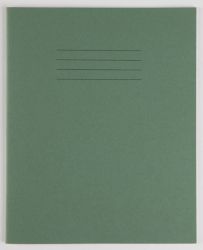 48 Page Dark Green Exercise Book 205X165MM 10mm Graph