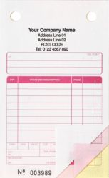Ease Apart Personalised Trade Sale Register Sets Inc Vat Box 3 Part 165 x 102 mm 500 Sets Per Pack