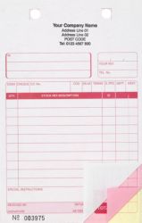 Ease Apart Personalised Retail Sale Register Sets Inc Vat 3 Part 216 x 140 mm 500 Sets Per Pack