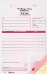 Ease Apart Personalised Trade Sale Register Sets Inc Vat Box 3 Part 216 x 140 mm 500 Sets Per Pack