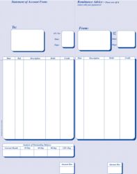 Sage Compatible 2 Part Statement Remittance Continuous 1000 per box SE12