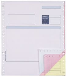 Sage Compatible 3 Part Invoice Continuous 750 per box SE03