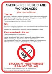 Public information sign A3