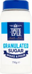 Tate Lyle White Sugar Shaker 750g Drum