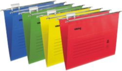 Niceday suspension files assorted foolscap pack of 50