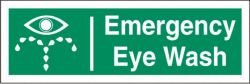 First Aid Signs Emergency Eye Wash PVC 190 x 45 mm 
