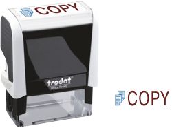 Trodat Pre Inked Stock Stamp Copy Red Impression Area 36 x 9 mm