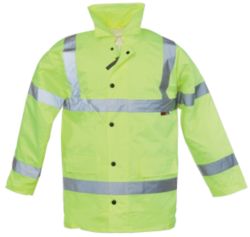 Alexandra Hi Vis Foul Weather Anorak Yellow size M