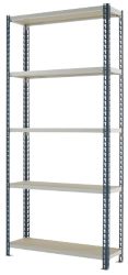 Kwik Rak Steel Shelving Grey 1980H x 900W x 300Dmm