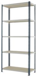 Kwik Rak Shelving Steel Grey 1980H x 900W x 450Dmm
