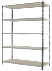 Kwik Rak Steel Shelving Grey 1980H x 1500W x 600Dmm