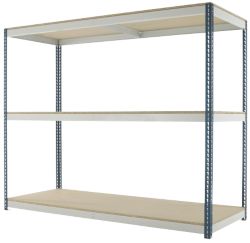 Kwik Rak Wide Span Shelving Grey 1980H x 2400W x 600Dmm