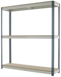 Kwik Rak Wide Span Shelving Grey 1980H x 1800W x 450Dmm