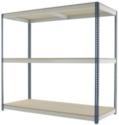 Kwik Rak Wide Span Shelving Grey 1980H x 2100W x 600Dmm