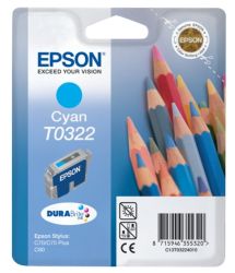 Epson T0322 Cyan Printer Ink Cartridge T032240