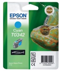 Epson T0342 Cyan Printer Ink Cartridge T034240