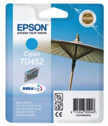 Epson T0452 Cyan Printer Ink Cartridge T045240