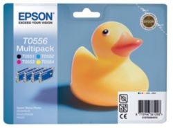 Epson T0556 Black and Colour Ink Cartridge Multipack