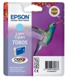 Epson T0805 Light Cyan Printer Ink Cartridge T080540