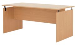 Duo Office Furniture 164cm Desk Beech 164W x 80D x 734H cm 
