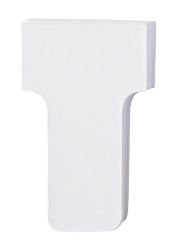 Nobo T Cards White Size 1 16 x 28 x 49 mm 100 Cards Per Pack