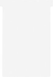 Nobo T Cards White Size 4 112 x 124 x 180 mm 100 Cards Per Pack
