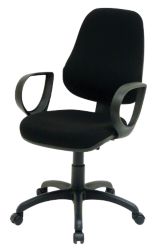 GGI Air Support High Back Operator Office Chair Fabric Black