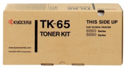 Kyocera TK 65 Black Laser Toner Cartridge 