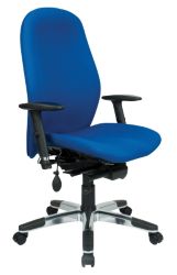 Energi 24 24 hour Executive Office Chair Fabric Blue 
