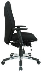 Energi 24 24 Hour Executive Office Chair Fabric Black 